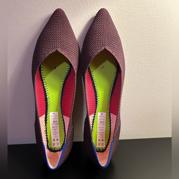 Rothy’s Rare Berry Lattice Stitch Point - Picture 8 of 12